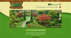 Desktop Screenshot of jperryandsonslandscaping.com